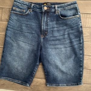 LEE Blue Denim Slim-fit Short